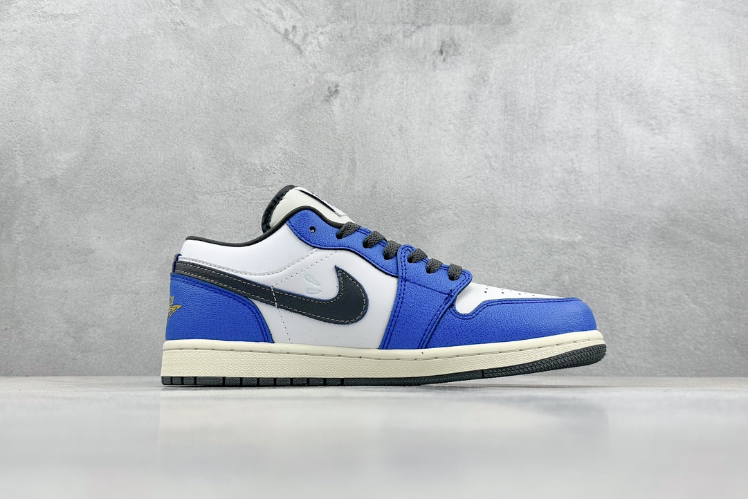 200 外贸版 Air Jordan 1 Low 蓝白黑  FV8439-104