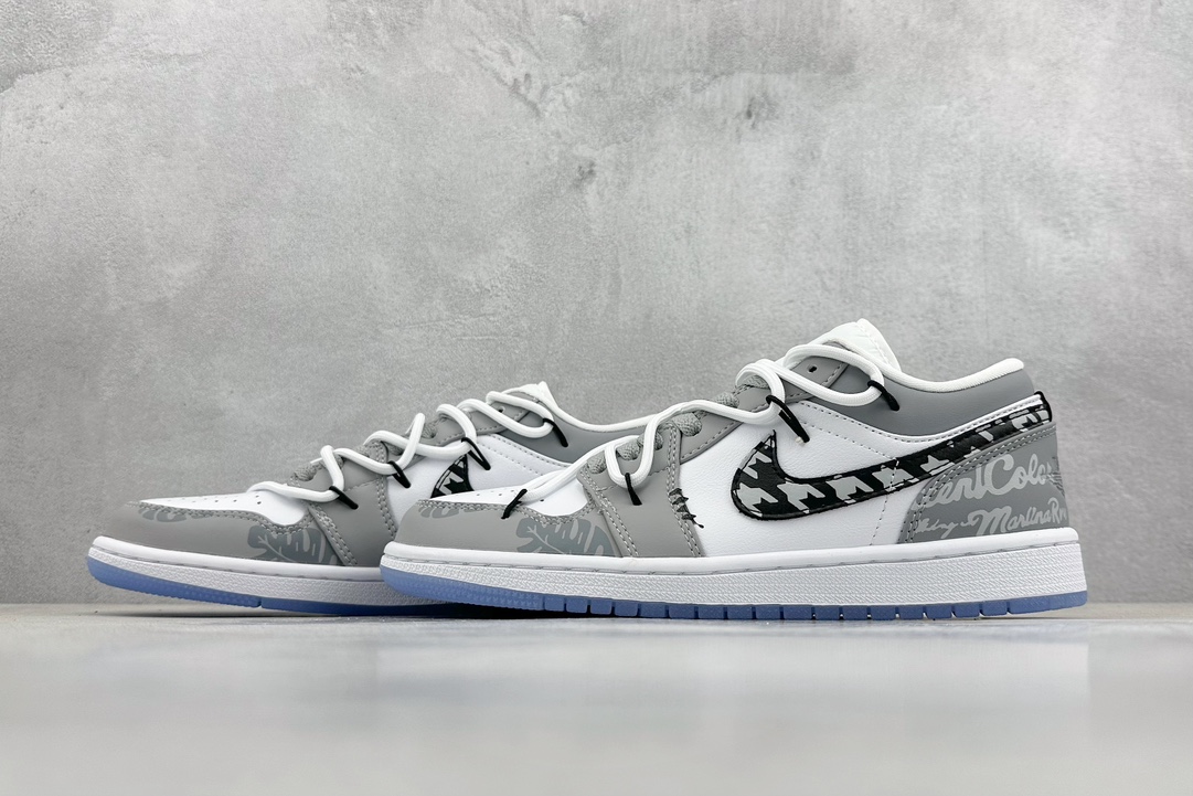 220 Air Jordan 1 Low 音符黑豹 AJ1乔1低帮休闲板鞋 DC0774-105