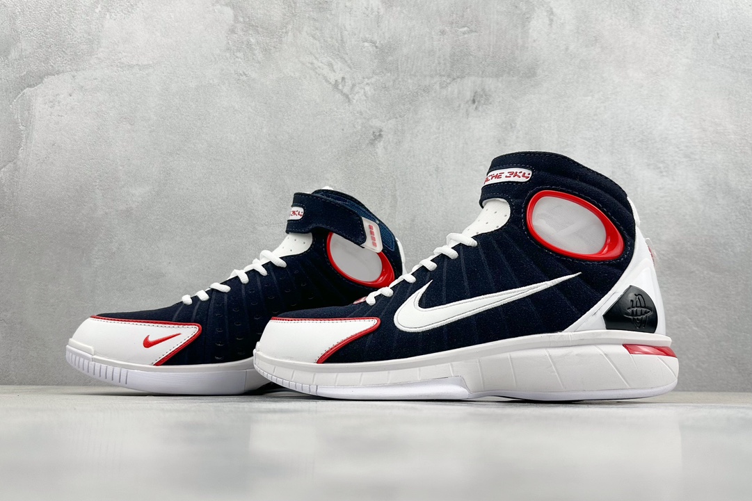 280 AF版 Air Zoom HUARACHE 2K4 魔术贴高帮复古篮球鞋  308475-400