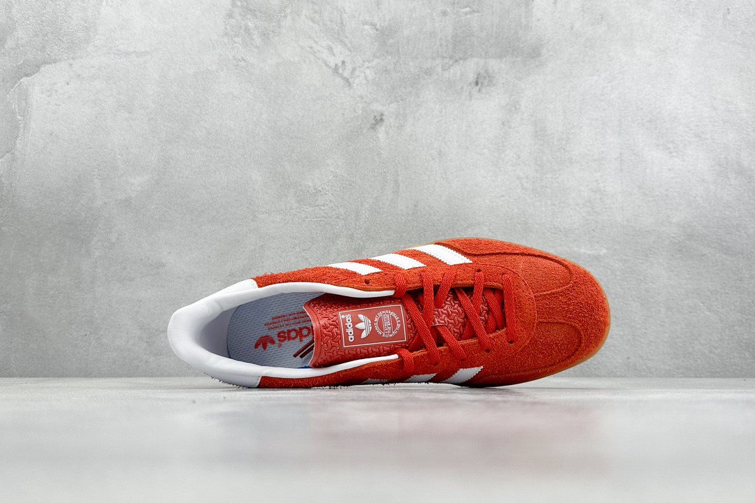 200 Cs版 adidas Originals Gazelle INdoor 三叶草休闲防滑耐磨低帮板鞋  HQ8718