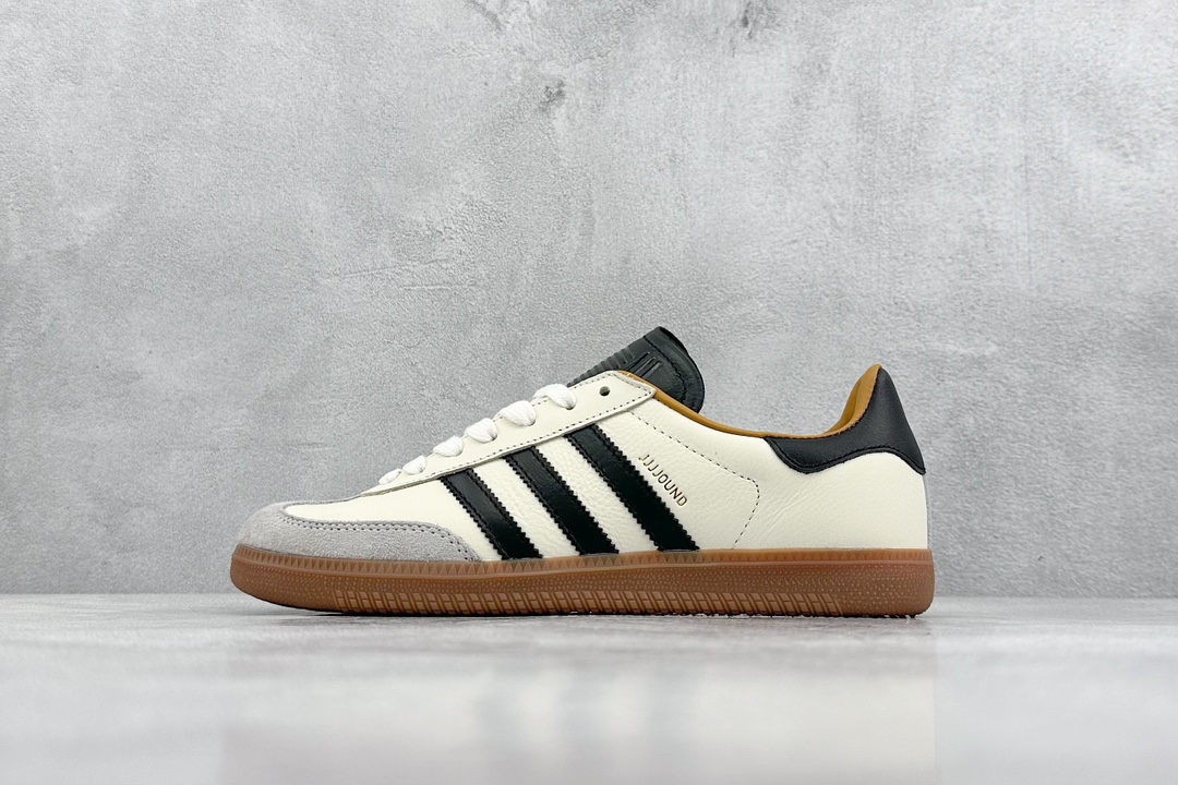 220 JJJJound x Adidas Originals Samba Classic”Studded Pack Black”桑巴舞系列 ID8708