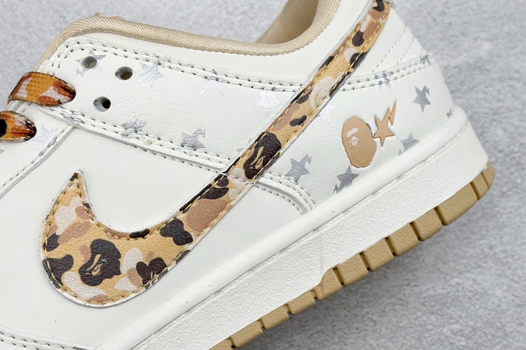 280 Nike SB Dunk Low x BAPE 白黄迷彩 DQ1098-352
