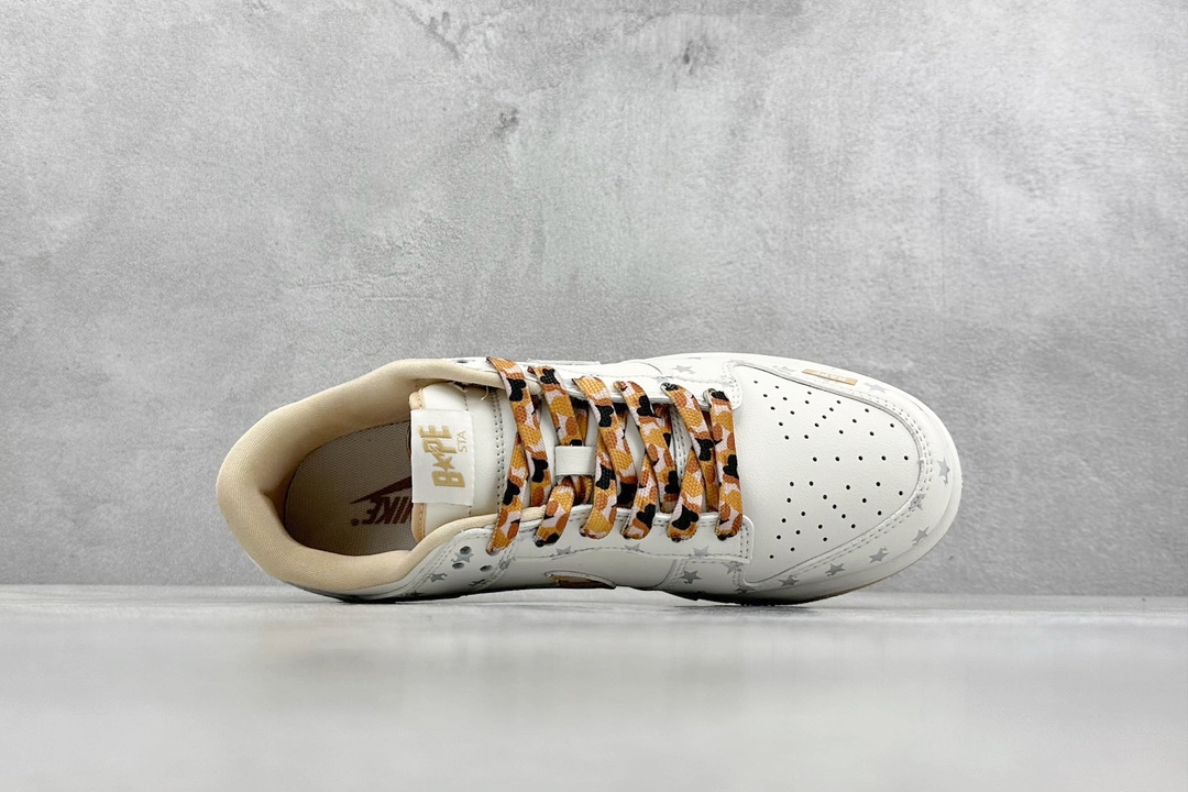 280 Nike SB Dunk Low x BAPE 白黄迷彩 DQ1098-352