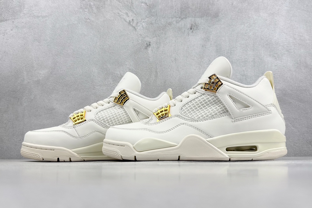 400 GB版 Air Jordan AJ4 Retro 盐白金属扣 AQ9129-170