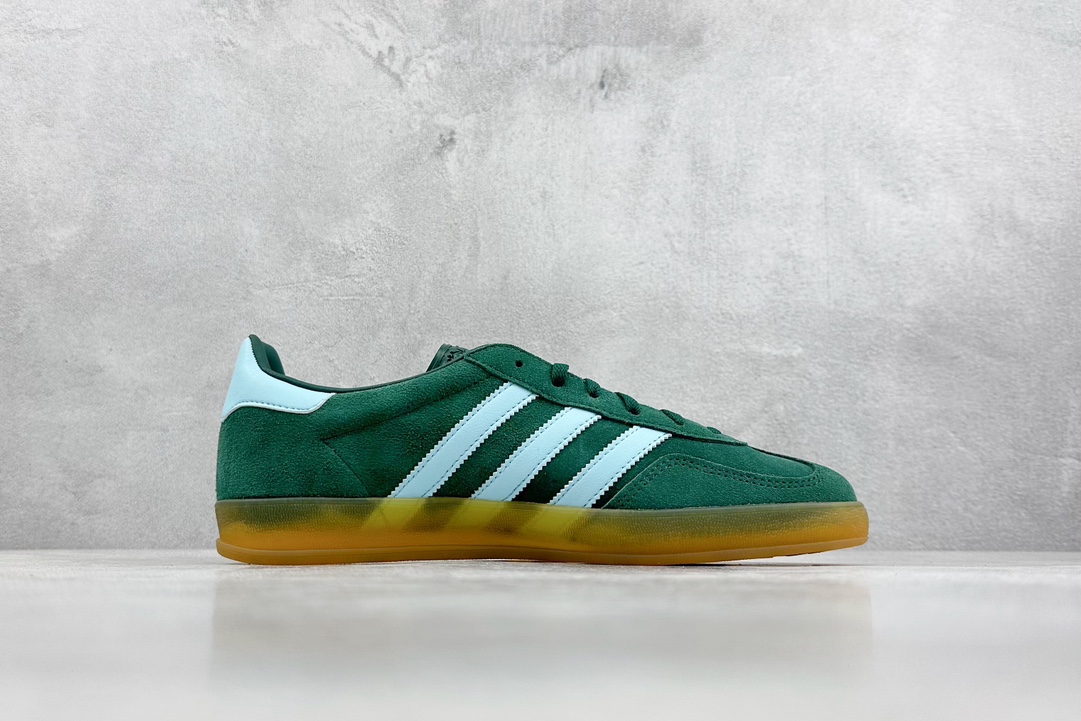 200 Cs版 adidas Originals Gazelle INdoor 三叶草休闲防滑耐磨低帮板鞋  IG9979