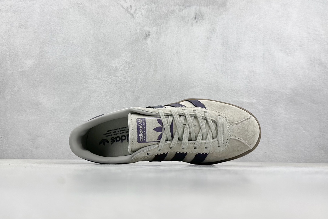 160 YH版 Adidas Originals Bermuda 绒面防滑耐磨轻便低帮板鞋  JI4280