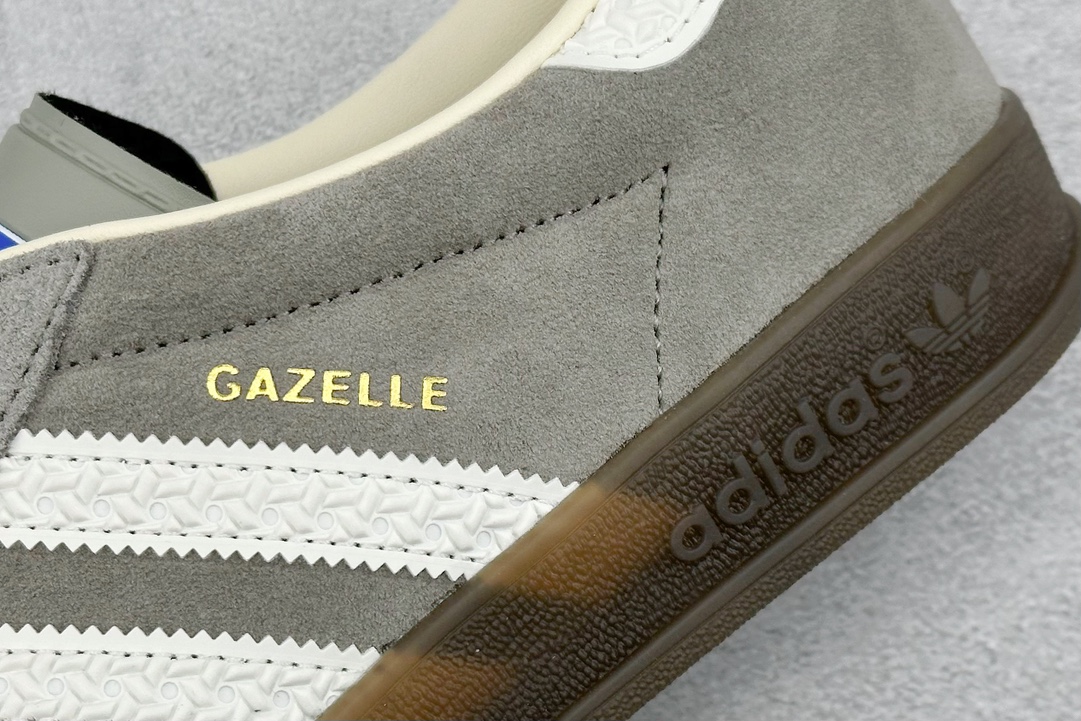 200 Cs版 adidas Originals Gazelle INdoor 三叶草休闲防滑耐磨低帮板鞋  HQ8717