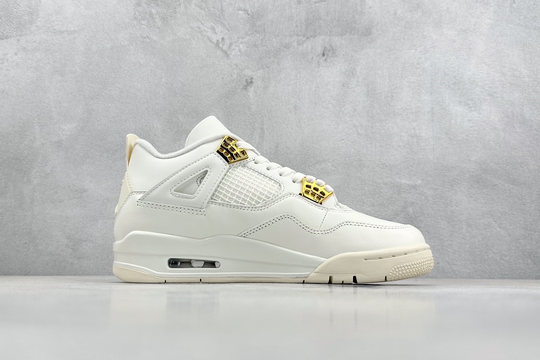 450 OG纯原 Jordan Air Jordan 4 “Metallic Gold”白色 AQ9129-170