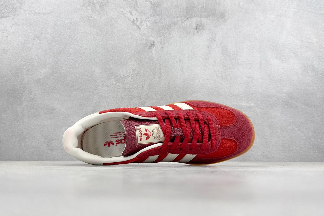 150 adidas Originals Gazelle INdoor 三叶草休闲防滑耐磨低帮板鞋 IE1051