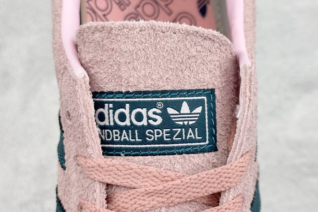 160 Adidas Originals Handball SPZL 手球运动员板鞋“翻毛脏粉藏蓝生胶底”IF6561