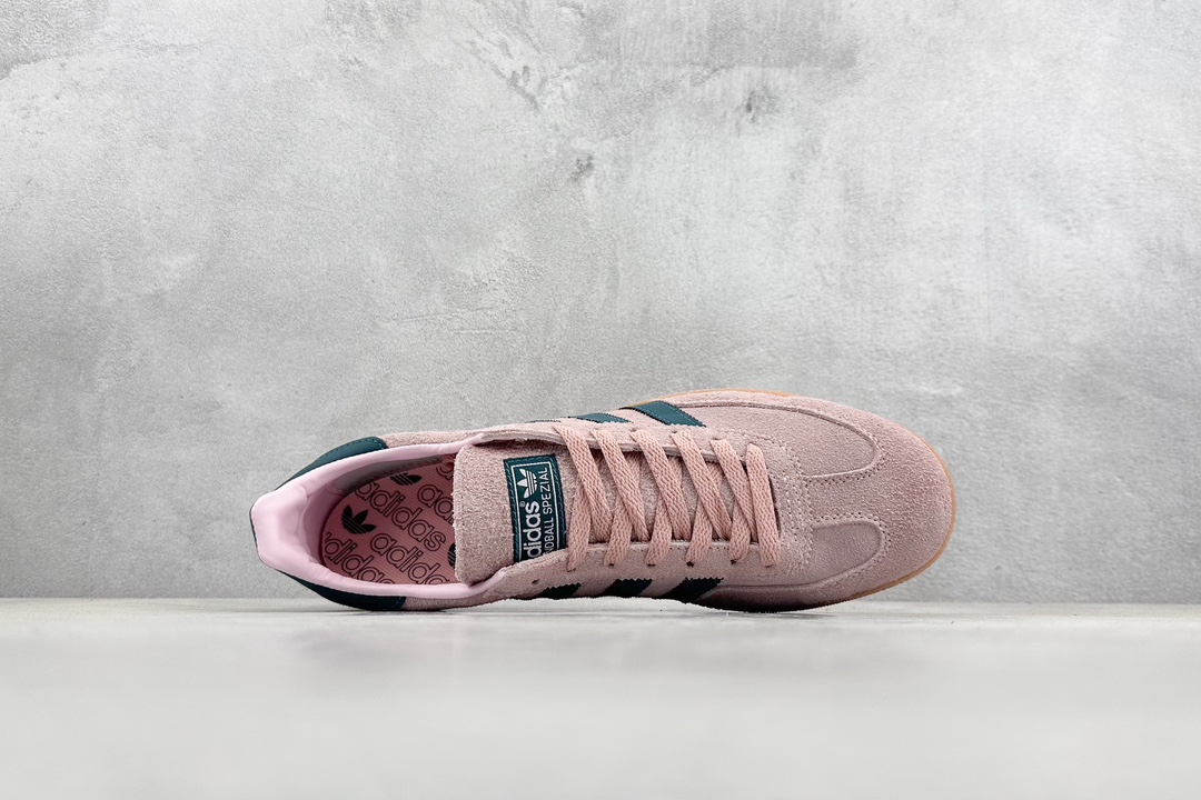 160 Adidas Originals Handball SPZL 手球运动员板鞋“翻毛脏粉藏蓝生胶底”IF6561