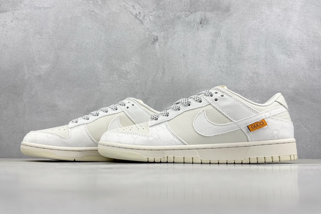 280 Nike SB Dunk Low x GUCCI 米白帆布满天星 BB9676-312