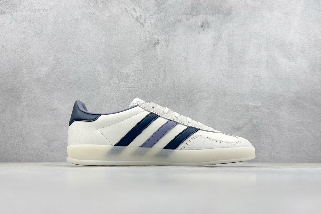 200 Cs版 adidas Originals Gazelle INdoor 三叶草休闲防滑耐磨低帮板鞋  IG1643