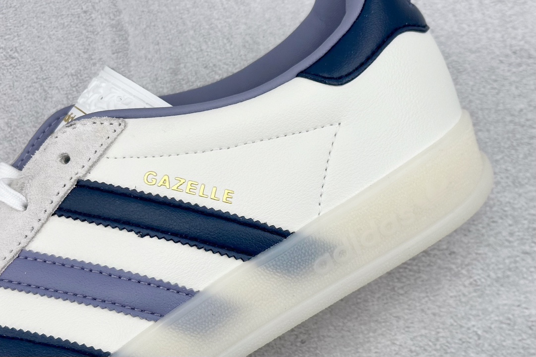 200 Cs版 adidas Originals Gazelle INdoor 三叶草休闲防滑耐磨低帮板鞋  IG1643