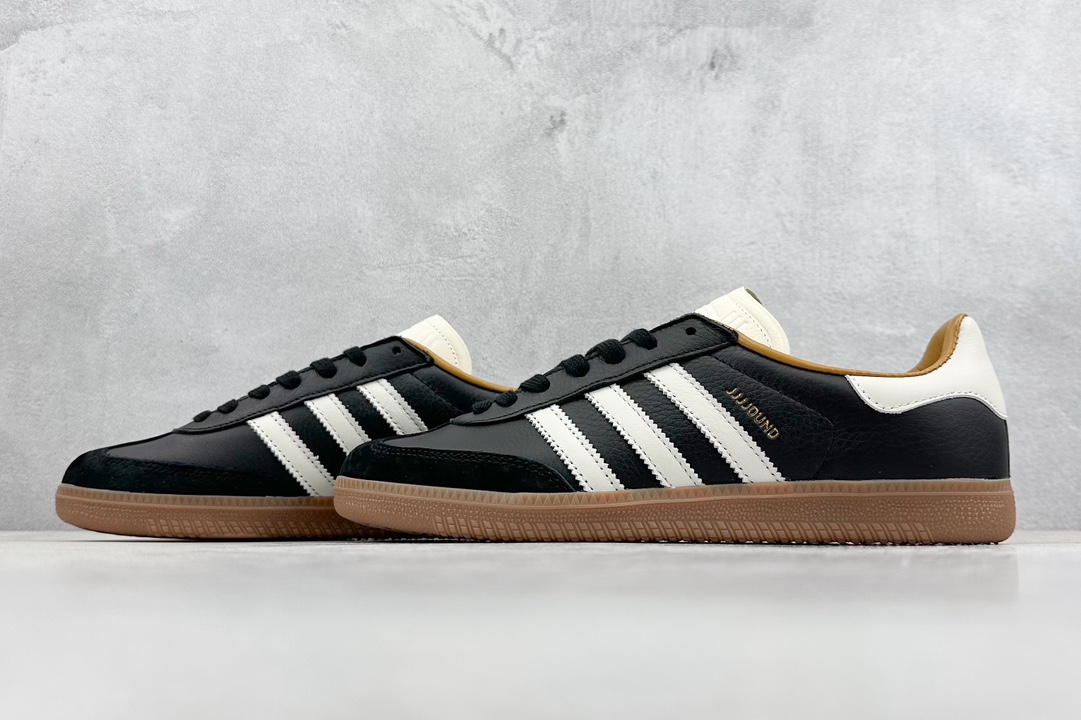 220 JJJJound x Adidas Originals Samba Classic”Studded Pack Black”桑巴舞系列 ID8707