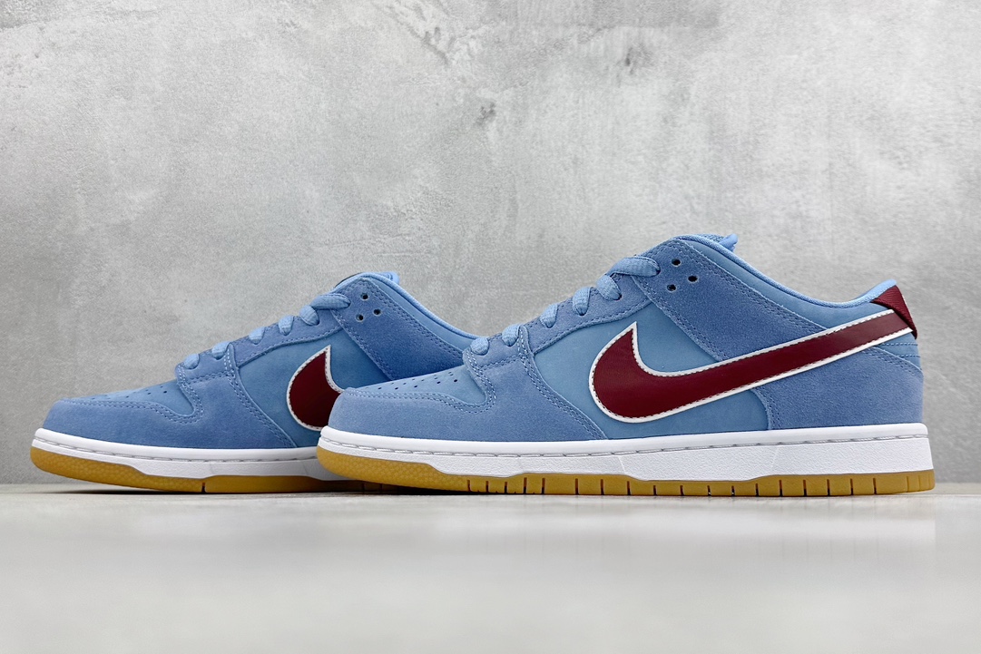 300 N版 Nike Dunk SB Low PRM ”phillies” 费城人泡泡糖 蓝色 DQ4040-400