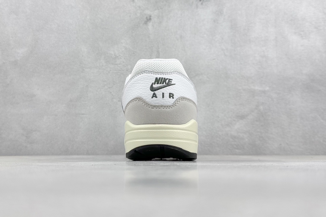 220 Nike Air Max 1 白灰黑 纯原版本 复古休闲跑步鞋 HJ3498-007