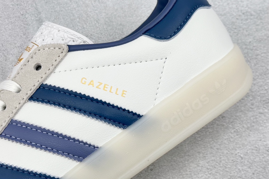 160 R版 adidas Originals Gazelle INdoor 三叶草休闲防滑耐磨低帮板鞋  IG1643