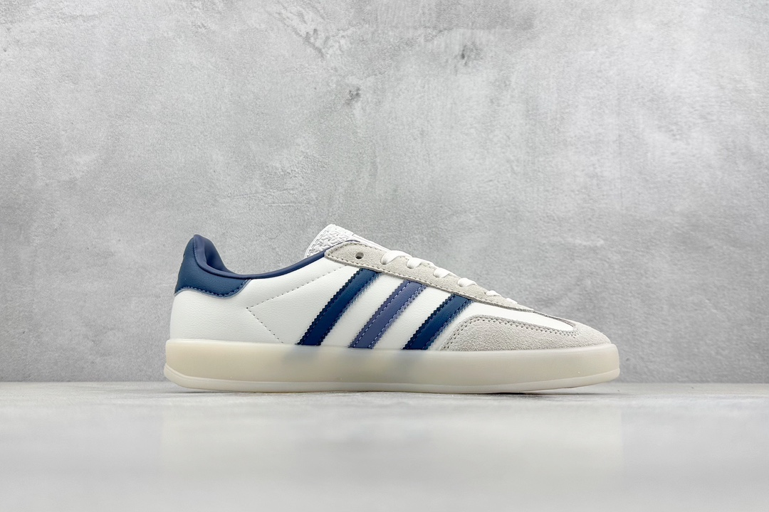 160 R版 adidas Originals Gazelle INdoor 三叶草休闲防滑耐磨低帮板鞋  IG1643