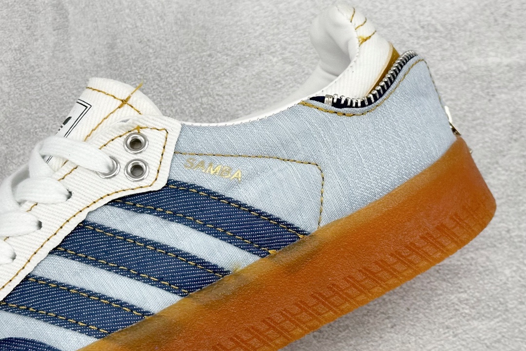 atmos x adidas originals Samba OG denim distressed II0001