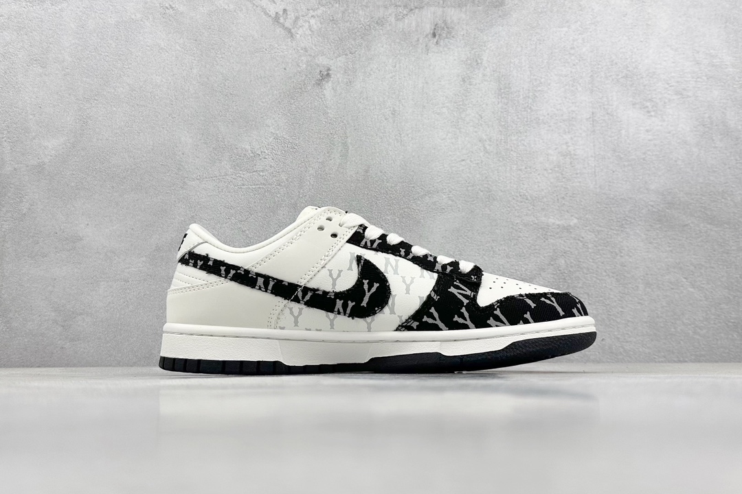 280 Nike SB Dunk Low x MLB 白黑牛仔印花 DQ1098-343