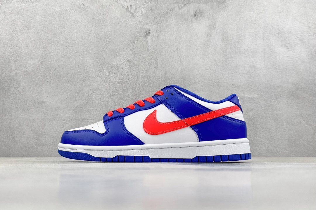 Nike Dunk Low Royal Red Doraemon GS White Blue Red CW1590-104