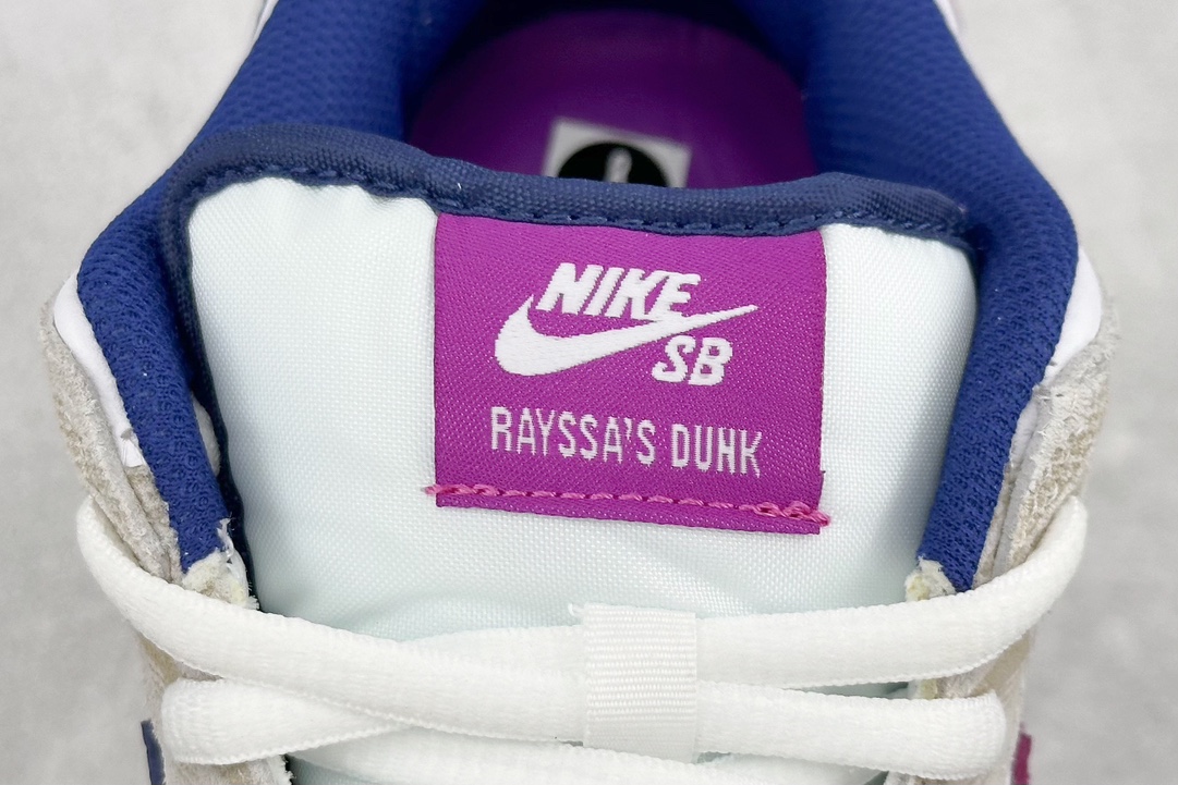 300 N版 Rayssa Leal × Nike Dunk SB "Pure Platinum andVivid Purple" 紫白 FZ5251-001