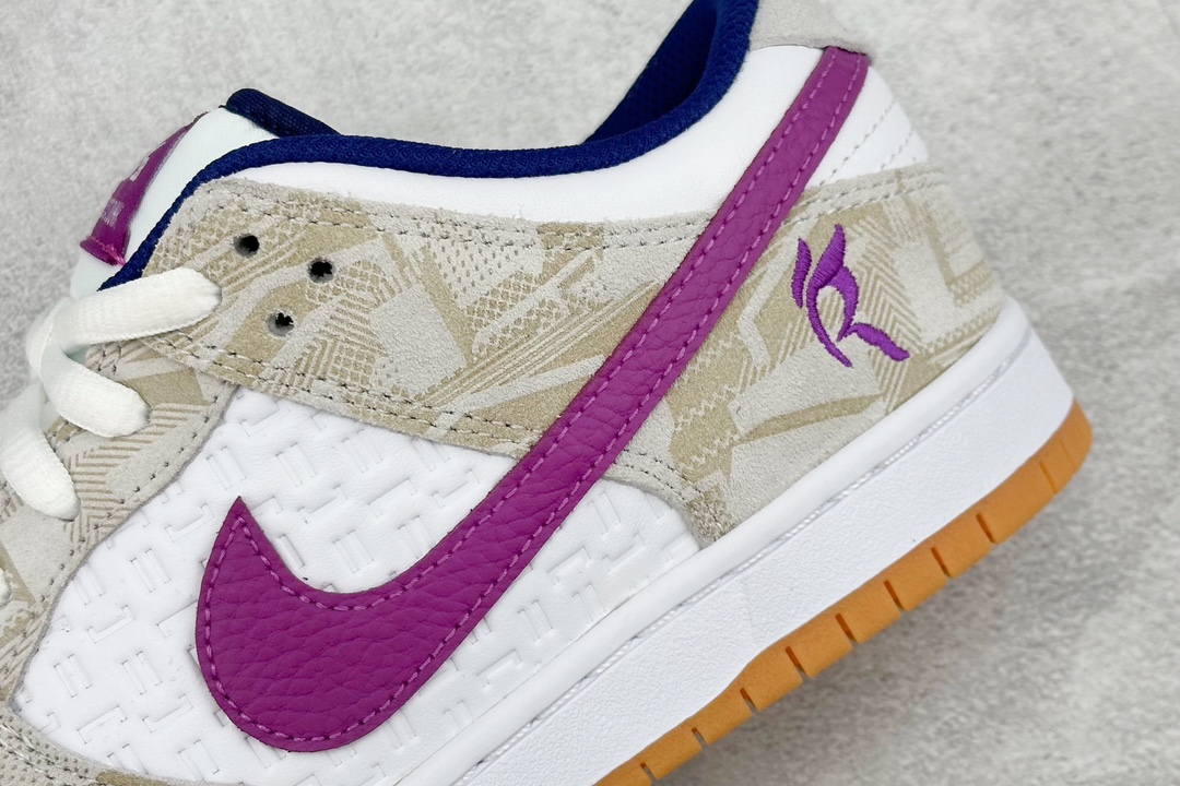 300 N版 Rayssa Leal × Nike Dunk SB "Pure Platinum andVivid Purple" 紫白 FZ5251-001