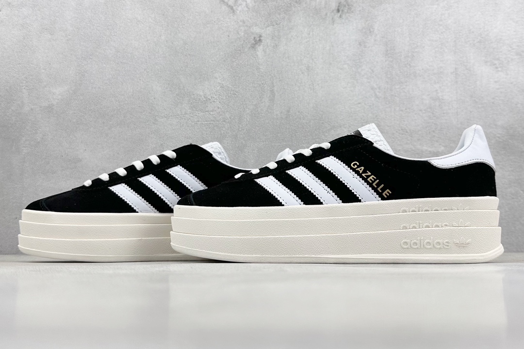 180 HG版 adidas originals Gazelle 黑白 HQ6912