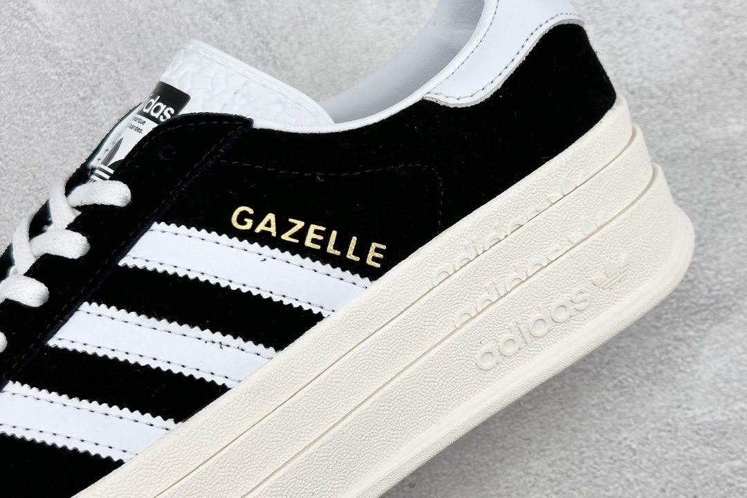 180 HG版 adidas originals Gazelle 黑白 HQ6912