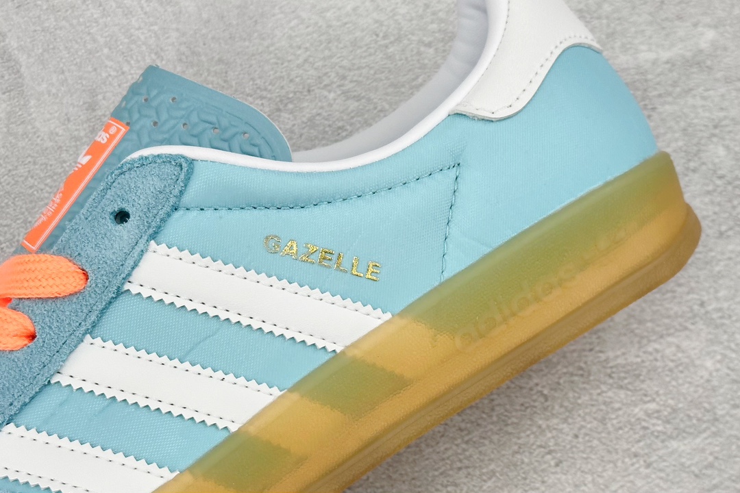 170 FS版 adidas originals Gazelle Indoor 蓝白 HQ9017