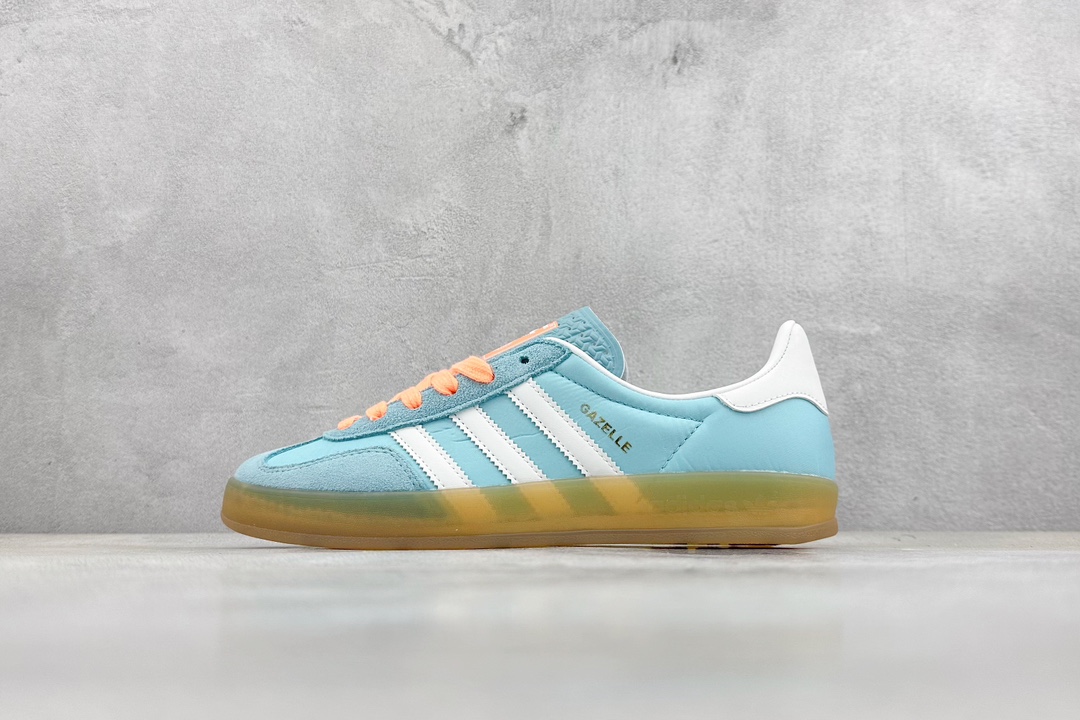 170 FS版 adidas originals Gazelle Indoor 蓝白 HQ9017