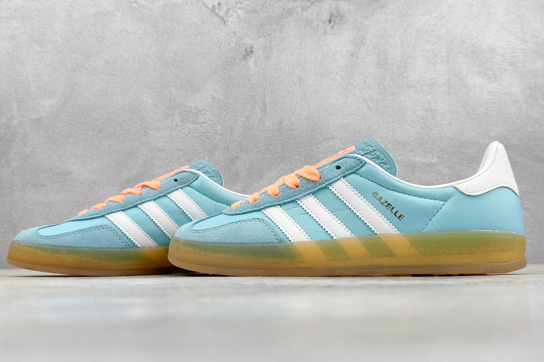 170 FS版 adidas originals Gazelle Indoor 蓝白 HQ9017