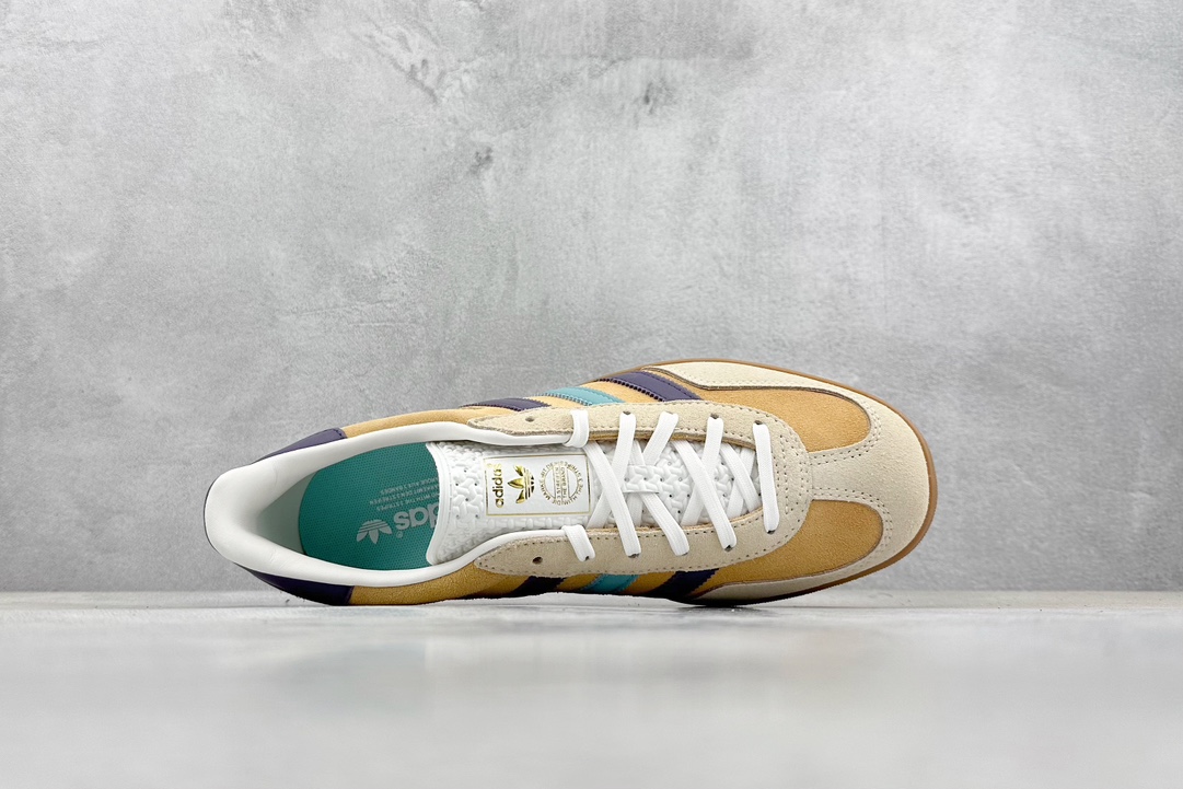 CS version of adidas Originals Gazelle INdoor clover casual non-slip wear-resistant low-top sneakers IG1636