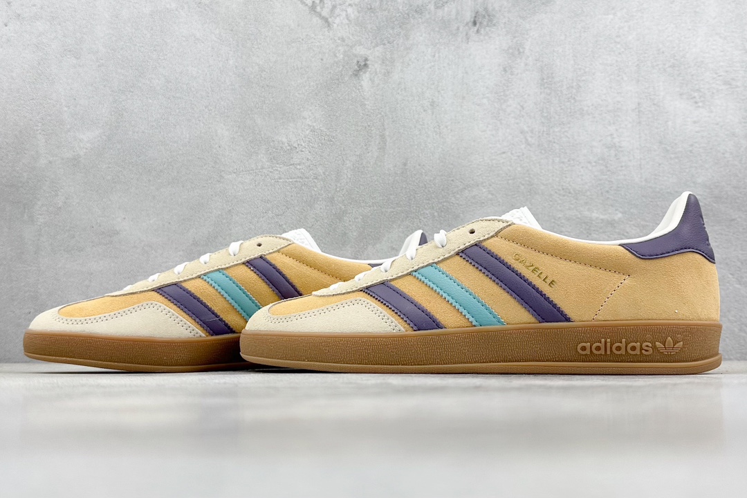 CS version of adidas Originals Gazelle INdoor clover casual non-slip wear-resistant low-top sneakers IG1636