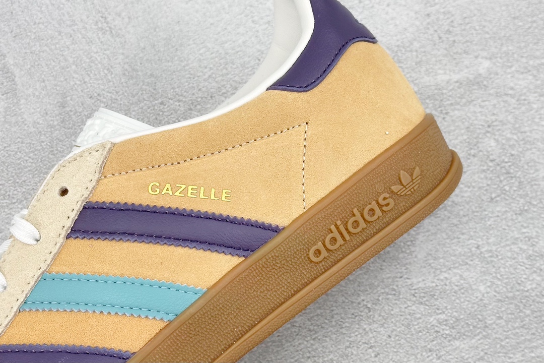 CS version of adidas Originals Gazelle INdoor clover casual non-slip wear-resistant low-top sneakers IG1636