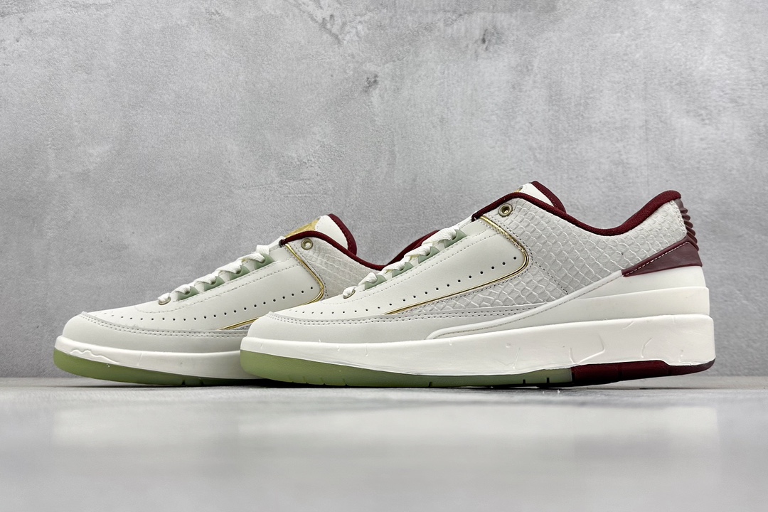 240 Kw版 Air Jordan 2 Retro SP LW CNY 乔丹2代aj2代复古篮球鞋舒适运动鞋  FJ3468-100