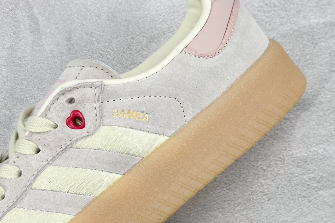 170 R版 adidas Samba “Valentine's Day”象牙色 ID1104