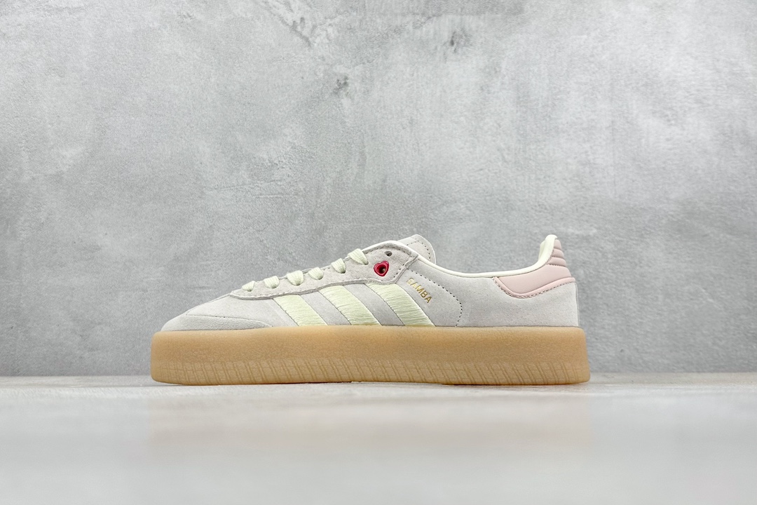 170 R版 adidas Samba “Valentine’s Day”象牙色 ID1104