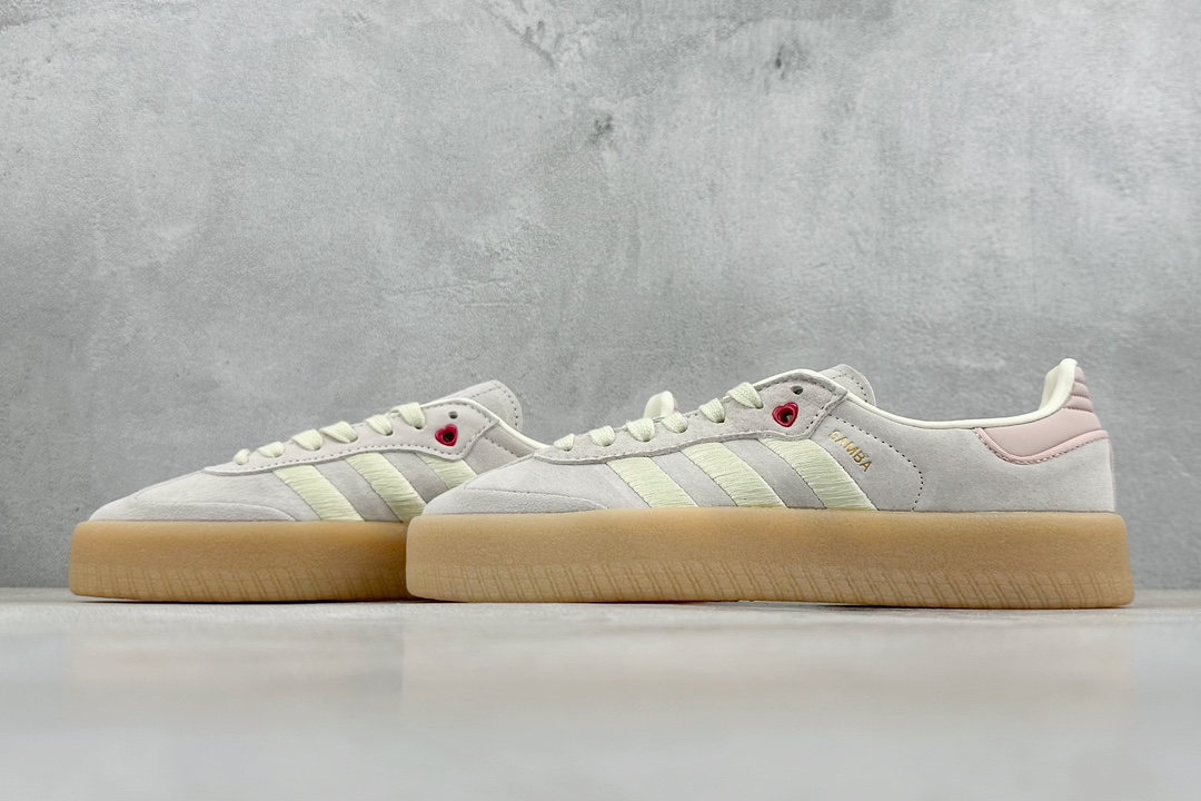 170 R版 adidas Samba “Valentine's Day”象牙色 ID1104