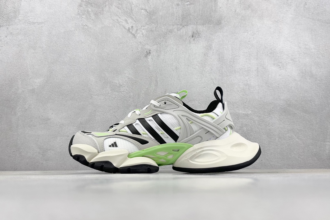 270 H11版 adidas XLG RUNNER DELUXE灰黑绿 IH7800