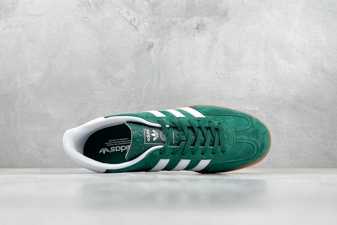 190 adidas Originals Gazelle INdoor 三叶草休闲防滑耐磨低帮板鞋 IG1596