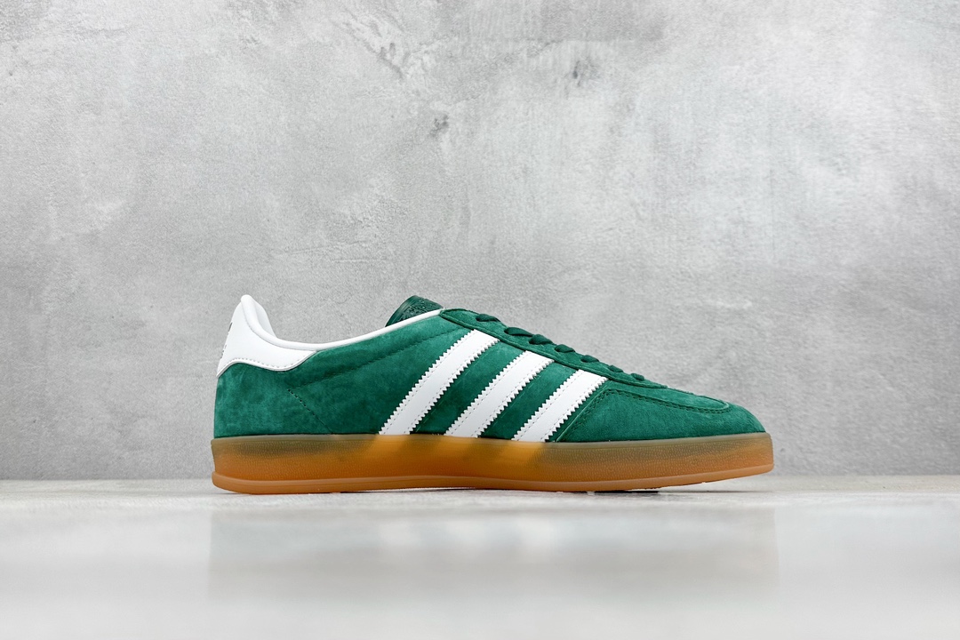 190 adidas Originals Gazelle INdoor 三叶草休闲防滑耐磨低帮板鞋 IG1596