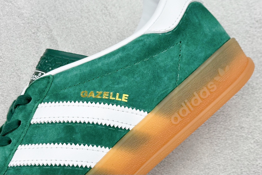 190 adidas Originals Gazelle INdoor 三叶草休闲防滑耐磨低帮板鞋 IG1596