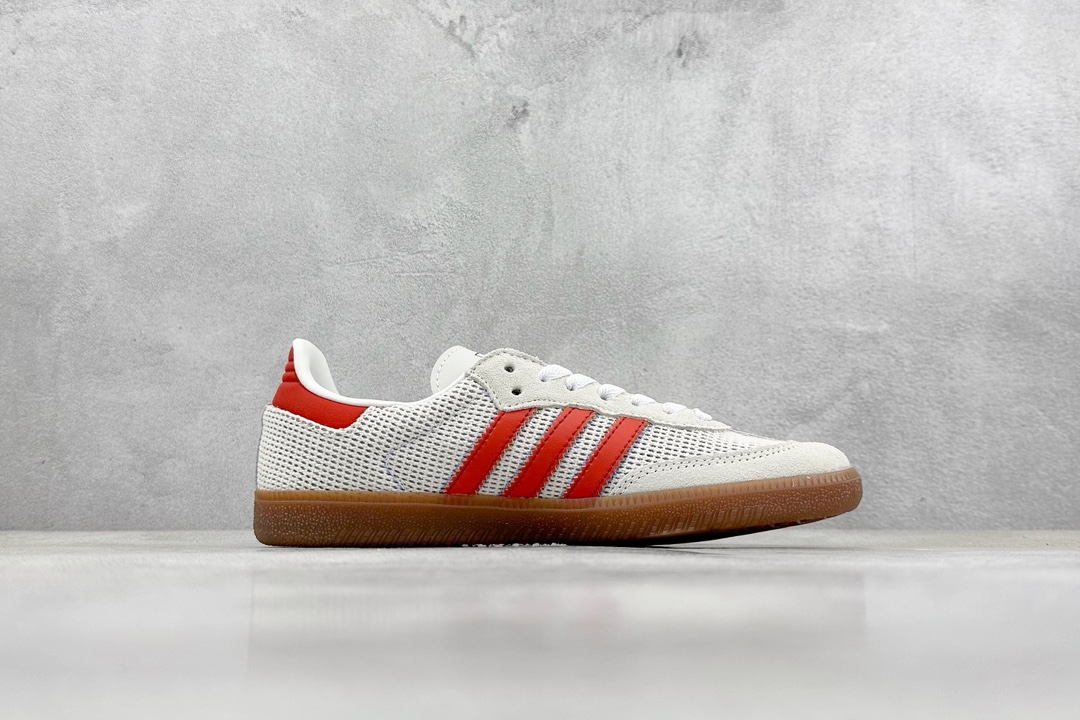 150 adidas originals Samba OG 白红 IG1380