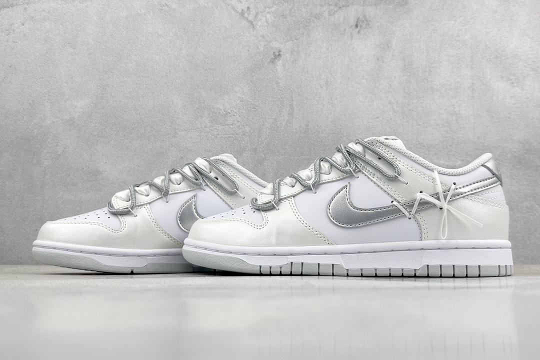 280 YC纯原 Nike Dunk 轻银芭蕾 丝带 GS白银 DH9765-102