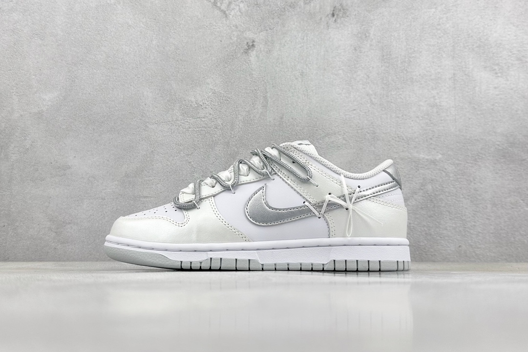 280 YC纯原 Nike Dunk 轻银芭蕾 丝带 GS白银 DH9765-102