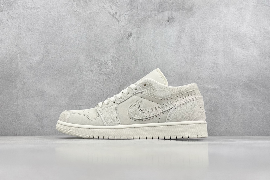 200 K版 Air Jordan 1 Low 米白 AJ1乔1低帮休闲板鞋 FQ3055-100