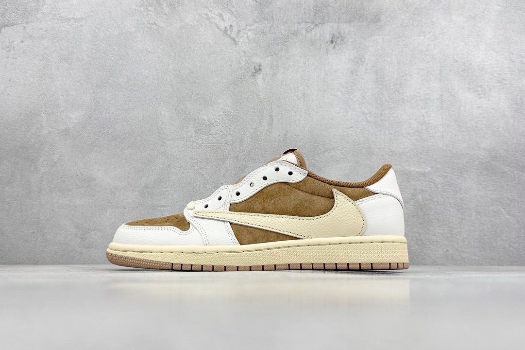 260 F版 Fragment x TS x Air Jordan 1 Low x LV 三方联名倒钩低帮 DM7866-106