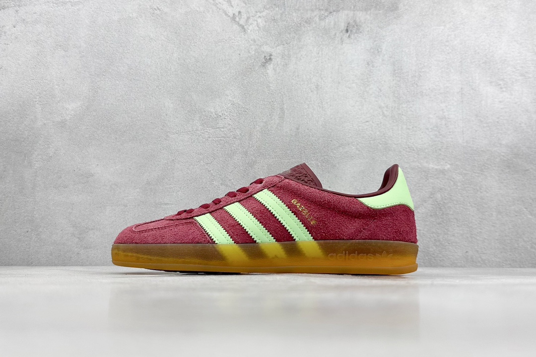 190 adidas Originals Gazelle INdoor 三叶草休闲防滑耐磨低帮板鞋  IH7487